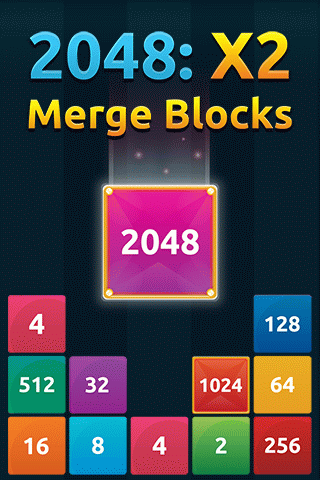 2048: X2 Merge Blocks